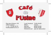 Café de l'Usine, recto, Vuadens / FR